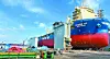 An explosion and fire broke out on May 4 in the port-side engine room of the HMM-operated vessel HMM Namu while it was anchored near Umm Al Quwain Port, north of Sharjah, inside the Strait of Hormuz in the United Arab Emirates. The photo shows the HMM Namu before the accident. [KOREAN REGISTER/NEWS1]