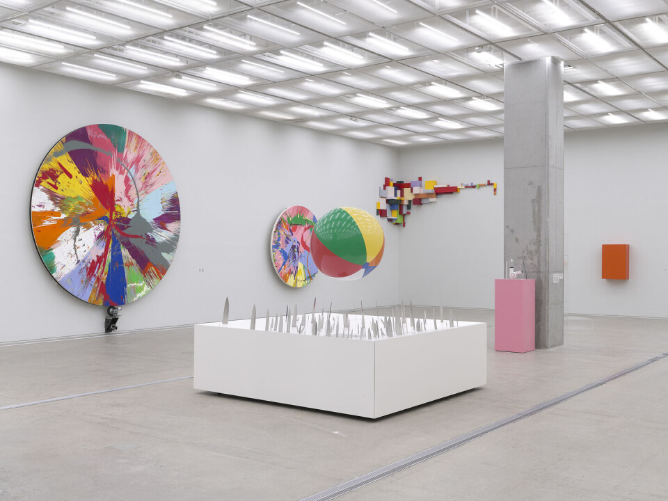 Artist Damien Hirst's iconic, contested works now on display at MMCA Artist Damien Hirst's iconic, contested works now on display at MMCA