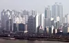 Apartment complexes in Gangnam District, southern Seoul, are seen on March 17. [NEWS1]