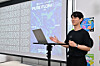John Han, the head of music at Spotify Korea, speaks during a media session in southern Seoul on May 21, ahead of the “Spotify X Le Sserafim: Pure Flowers Live″ event that same day. [SPOTIFY KOREA]