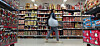 A customer walks through a supermarket in Seoul on April 20 [NEWS1]