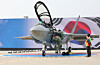 The KF-21 fighter jet at its launch ceremony on March 25 at the Korea Aerospace Industries headquarters in Sacheon, South Gyeongsang. [JOINT PRESS CORPS]