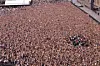 Fans of BTS gather in front of the National Palace in Mexico City on May 6. [MEXICO'S PRESIDENCY PRESS OFFICE]