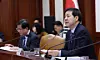 Finance Minister Koo Yun-cheol speaks during a meeting of economy-related ministers at the government complex in Seoul on March 18. [NEWS1]