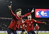 Czech Republic's Ladislav Krejci celebrates scoring their second goal during a game against Denmark in Prague on March 31. [REUTERS/YONHAP]
