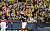 Kia Tigers baseman Kim Do-yeong celebrates after hitting a home run during a match between the Kia Tigers and LG Twins at Jamsil Stadium in Songpa District, southern Seoul, on March 31. [NEWS1]