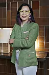 Dr. Lee So-young, director of the Asian Art Museum in San Francisco and former curator of the Metropolitan Museum of Art, poses for a photo during an interview with the Korea JoongAng Daily at Lotte Hotel in Jung District, central Seoul, on April 22. [PARK SANG-MOON]