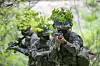 Officers take part in a training exercise at the Korea Combat Training Center in Inje, Gangwon, in a photo shared on May 15, 2022. [YONHAP]
