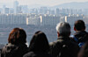 Apartment complexes are seen near the Han River on March 8. [YONHAP]