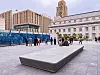 Visitors are seen outside the Asian Art Museum in San Francisco, California, in this file photo provided by the museum. [ASIAN ART MUSEUM]