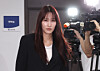 Volleyball player Ahn Hye-jin, who was caught driving under the influence, attends a disciplinary committee meeting at the Korean Volleyball Federation in Mapo District, western Seoul, on April 27. [NEWS1]