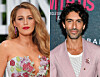 This combination of images shows Blake Lively at the London screening of the film ″It 'Ends With Us″ on Aug. 8, 2024, left, and Justin Baldoni at the world premiere of the film in New York on Aug. 6, 2024. [AP/YONHAP]