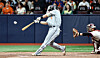 Baseball player Roh Si-hwan plays in a game between Hanwha Eagles and Kiwoom Heroes in Gocheok Sky Dome in Guro District, western Seoul, on May 12. [YONHAP]