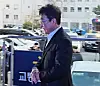 Actor Lee Jae-ryong leaves the Seoul Gangnam Police Station, in this file photo from March 10 after being questioned about his drunk driving case. [YONHAP]