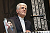 Iranian Ambassador to South Korea Saeed Koozechi speaks at a press conference at the Iranian Embassy in Yongsan District, central Seoul, on March 26. [YONHAP]