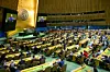 An election of members of the UN Human Rights Council is held at the UN headquarters in New York, on Oct. 10, 2023. [XINHUA/YONHAP]