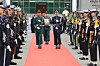 A repatriation ceremony for the remains of a Korean independence activist is held at Seoul National Cemetery in southern Seoul on April 22. [YONHAP]