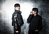 Beatboxers Wing, left, and Hiss pose for photos during an interview with the JoongAng Ilbo at the JoongAng Ilbo Building in western Seoul on March 9. [KWEN HYEK-JAE]