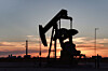 A drone view of a pump jack and drilling rig south of Midland, Texas, on June 11, 2025 [REUTERS/YONHAP]