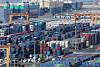 Trade containers are stored in a cargo terminal at Pyeongtaek port, Gyeonggi, on March 1. [YONHAP]