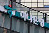 The Hana Bank logo is seen at the bank's headquarters in Jung District, central Seoul, on Feb. 2, 2020. [NEWS1]