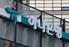 The Hana Bank logo is seen at the bank's headquarters in Jung District, central Seoul, on Feb. 2, 2020. [NEWS1]