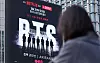 An advertisement for BTS's ″Arirang″ comeback performance, set to take place on March 21, is played at Gwanghwamun Square in central Seoul on March 12. [NEWS1]