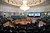 People attend the 4th High-Level International Conference on the International Decade for Action “Water for Sustainable Development” 2018–2028 in Dushanbe, Tajikistan, on May 26. [XINHUA/YONHAP]