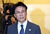 Prime Minister Kim Min-seok attends a government meeting in central Seoul on April 29. [NEWS1]