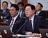 President Lee Jae Myung, right, speaks at a Cabinet meeting held at the Blue House in central Seoul on June 2. [JOINT PRESS CORPS]