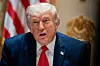 U.S. President Donald Trump speaks during a cabinet meeting in the Cabinet Room at the White House in Washington on May 27. [REUTERS/YONHAP]
