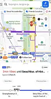 Kakao Map's 'Seoul Accurate Bus' service provides real-time updates on public transporations. [SCREEN CAPTURE]