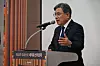 Huh Min, chief of the Korea Heritage Service, speaks to the press at Bexco in Haeundae District, Busan, on May 27. [KOREA HERITAGE SERVICE]