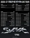 Girl group aespa's world tour poster [SM ENTERTAINMENT]