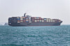 Vessels in the Strait of Hormuz near Bandar Abbas, Iran, on May 4. [REUTERS/YONHAP]