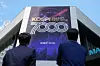 A banner commemorating the Kospi benchmark index breaking 7,000 is displayed outside the Korea Exchange in Seoul, on May 6. [AP/YONHAP]