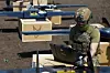 A service member of the 1st Center of Unmanned Aerial Systems of the Unmanned Systems Forces prepares middle strike drones for a launch, amid Russia's attack on Ukraine, in an undisclosed location in Ukraine, on an undisclosed date. [REUTERS/YONHAP]