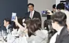 Jeon In-seok, CEO of Sam Chun Dang Pharm, speaks during a press briefing at the company’s headquarters in Seocho District, Seoul, on April 6. The firm’s stock, which had surged sharply since the start of the year, plunged suddenly, raising various concerns. [JOINT PRESS CORPS]