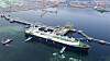 An LNG carrier docks at a terminal in Tongyeong, South Gyeongsang, operated by Korea Gas Corporation. [KOREA GAS CORPORATION]