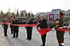Kim Jong-un, center, attends the opening ceremony of a memorial museum for North Korean troops killed fighting in Russia in Pyongyang on April 26. [YONHAP]