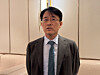 Samsung Display CEO Yi Chung speaks to reporters in Songpa District, southern Seoul, on March 12. [YONHAP]