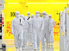 Samsung Electronics Executive Chairman Lee Jae-yong, center, visits the company's semiconductor research and development centers in Giheung, Gyeonggi, on Dec. 22, 2025. [SAMSUNG ELECTRONICS]