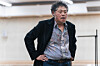 Actor Lee Nam-hee during a press rehearsal for the play “John Gabriel Borkman” at the Sejong Center for the Performing Arts in Gwanghwamun, central Seoul, on March 13, 2024. [SEOUL METROPOLITAN THEATRE]