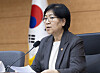 Jeong Eun-kyeong, Minister of Health and Welfare, speaks at fifth meeting of the year for the National Pension Service's National Pension Fund Management Committee at the Seoul Government Complex on May 28. [MINISTRY OF HEALTH AND WELFARE]