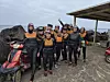 Haenyeo of Yeongrak-ri village pose for a photo. [KYLIE GENTER]