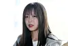 Mukbang YouTuber Tzuyang answers questions from the press in front of the Gangnam Police Station in southern Seoul on April 16, 2025. [YONHAP]