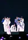 Boy band KickFlip performs during its ″From KickFlip, To WeFlip″ fan concert in Seoul. [JYP ENTERTAINMENT]