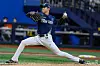 NC Dinos starter Koo Chang-mo pitches against the Kiwoom Heroes during the clubs' KBO regular-season game at Gocheok Sky Dome in Seoul on April 23. [NC DINOS]