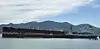 A tanker carrying 2 million barrels of crude oil sits docked at GS Caltex's oil pier in Yeosu, South Jeolla, on May 8. The vessel departed from Saudi Arabia's Yanbu port in mid-April — disrupted by the fallout from the Middle East conflict — and completed a voyage of more than 20 days through the Red Sea before arriving at Yeosu. [GS CALTEX]