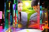 Romantic scenes from Korean drama series are displayed as part of a 3D media art installation titled ″K-Drama, Love Chapter″ at an exhibition hall in the Blue House in Jongno District, central Seoul, on July 7, 2025. [NEWS1]